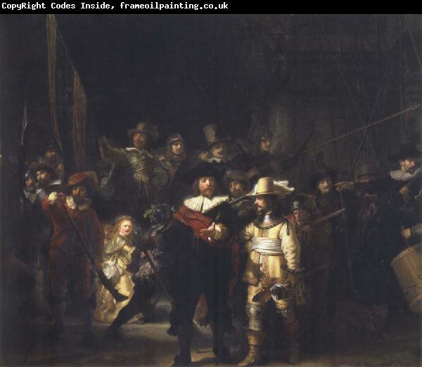 REMBRANDT Harmenszoon van Rijn The Militia Company of Frans Banning Cocq,Known as The Night Watch